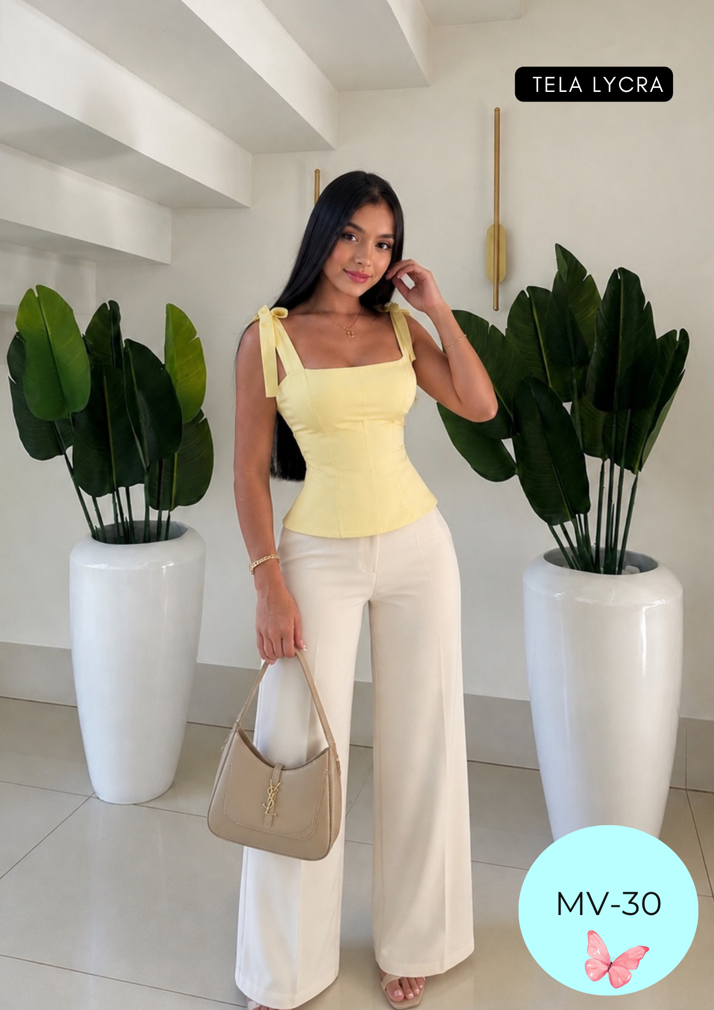 Conjunto MV-30 AMARILLO/NUDE