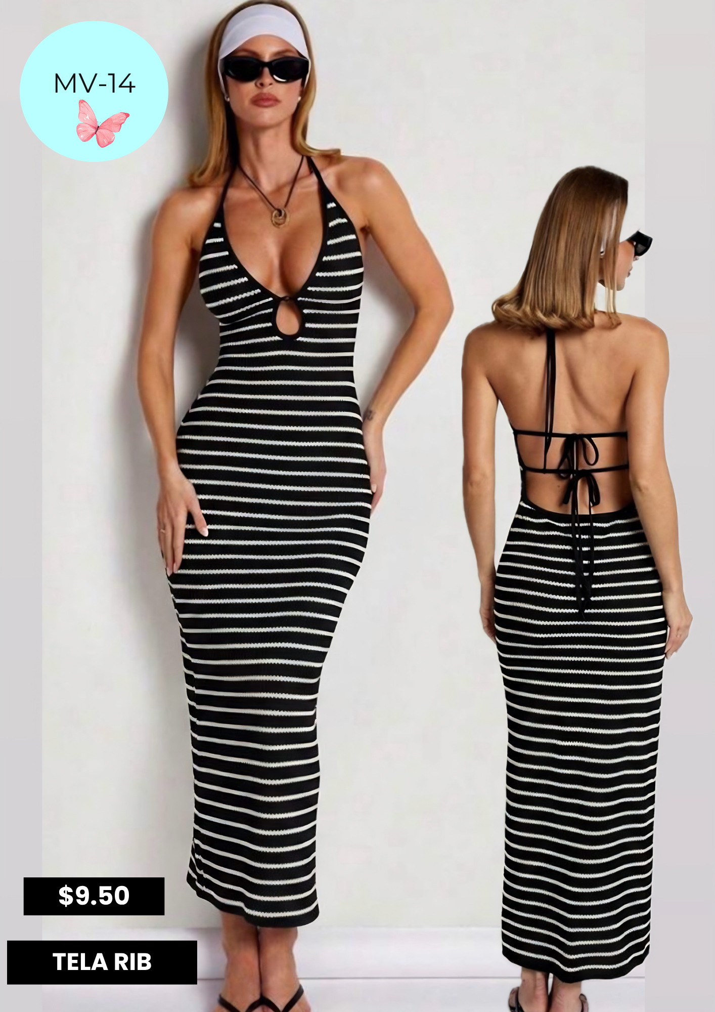 Vestido MV-14 RAYAS