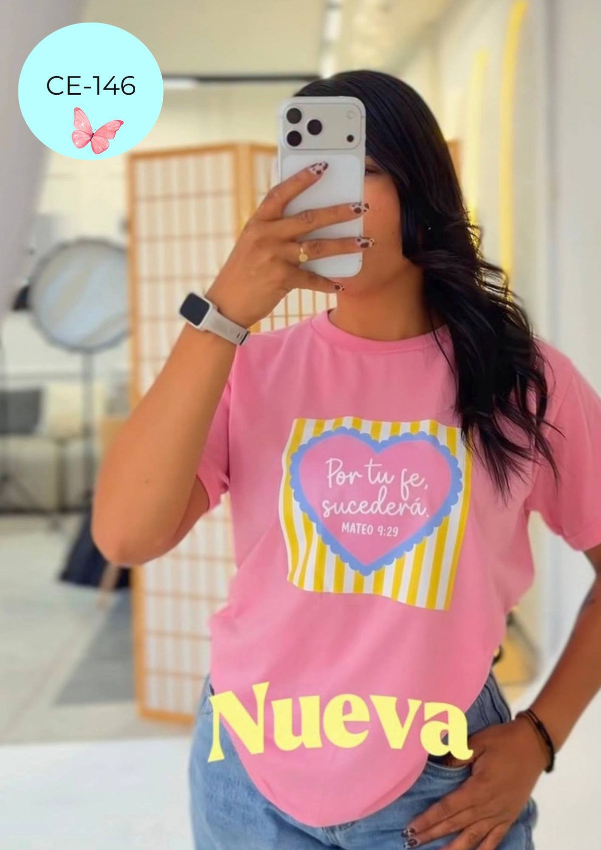 Camiseta CE-146 ROSADO