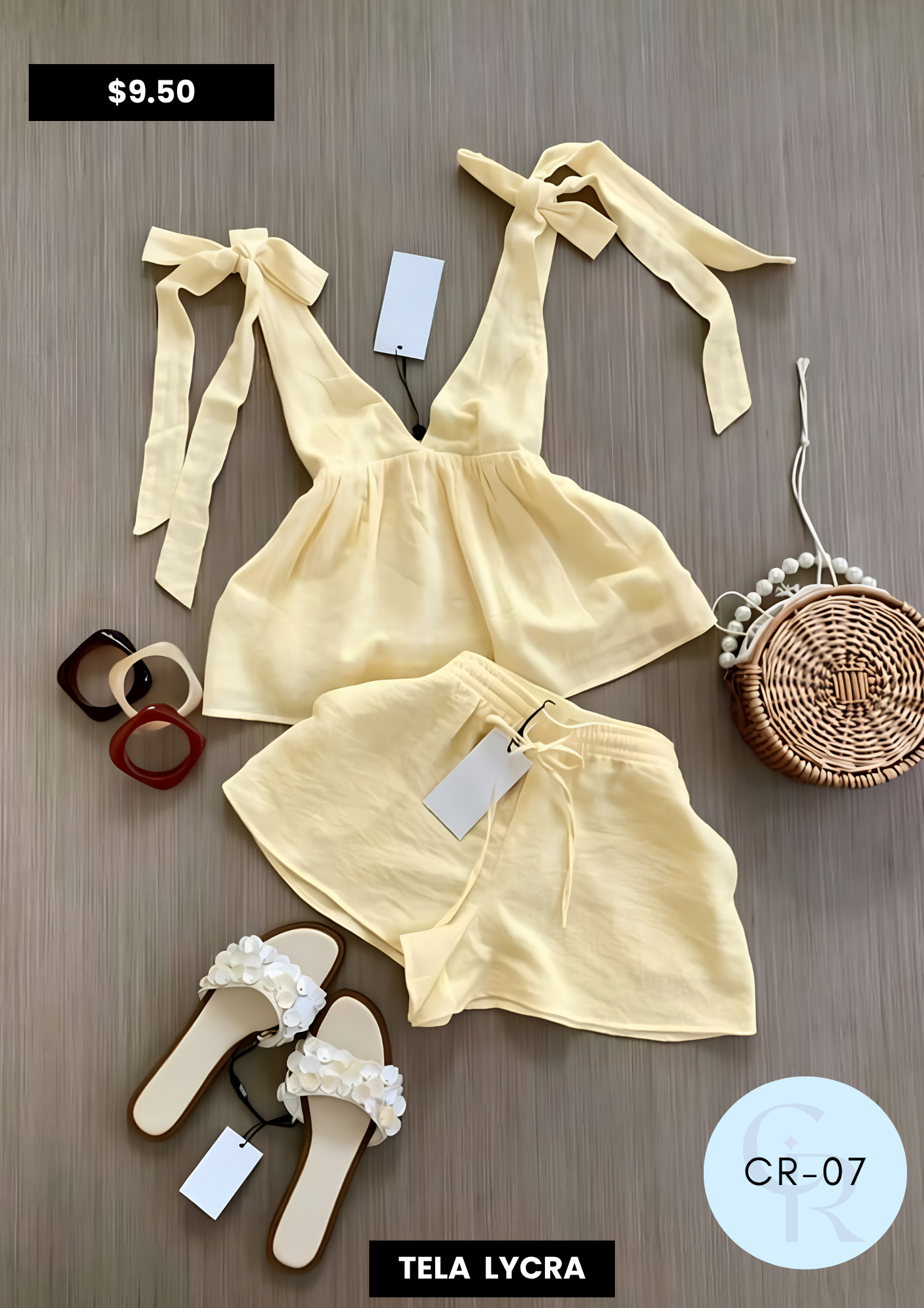 Conjunto CR-07 AMARILLO