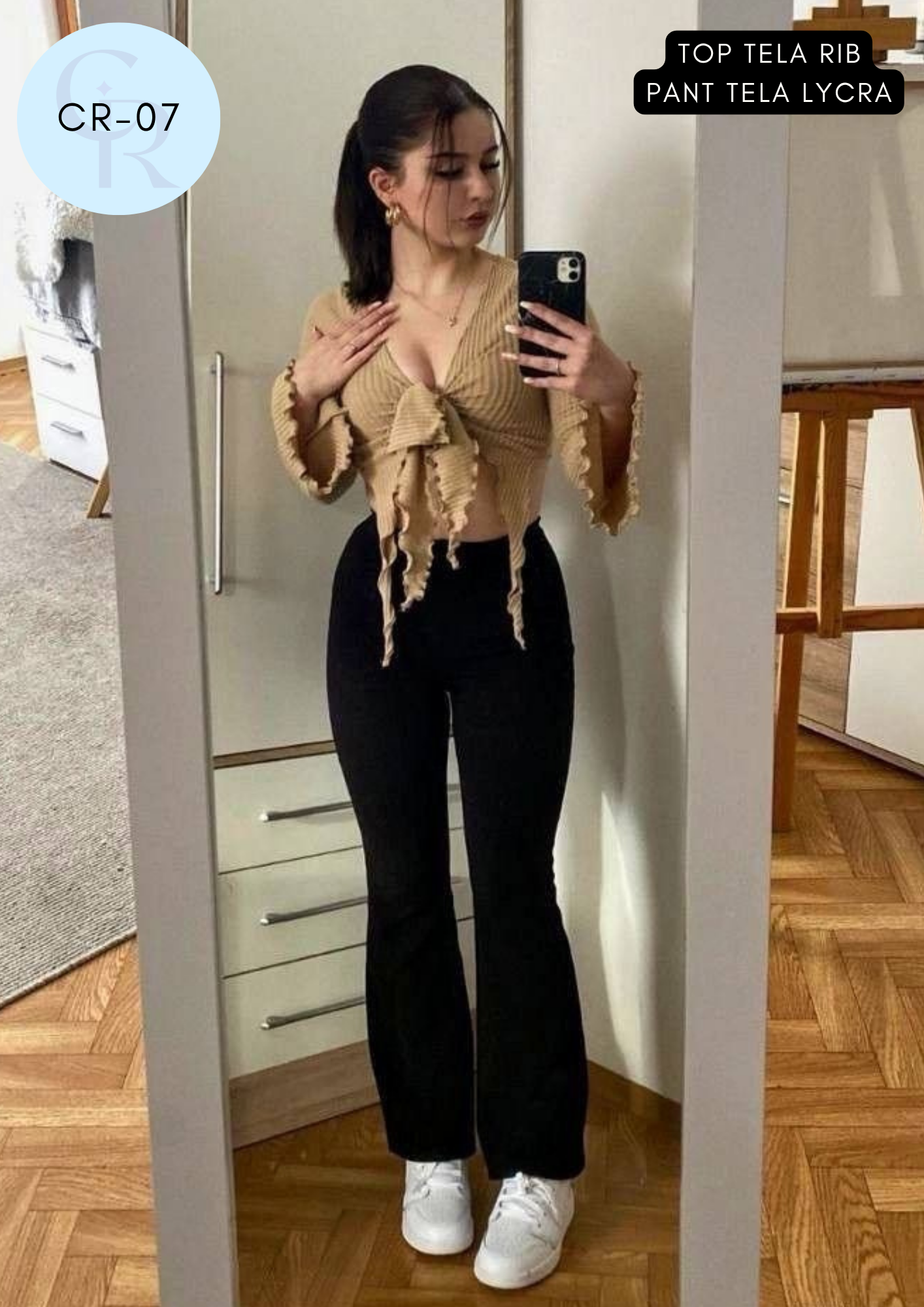 Conjunto CR-07 NUDE/NEGRO