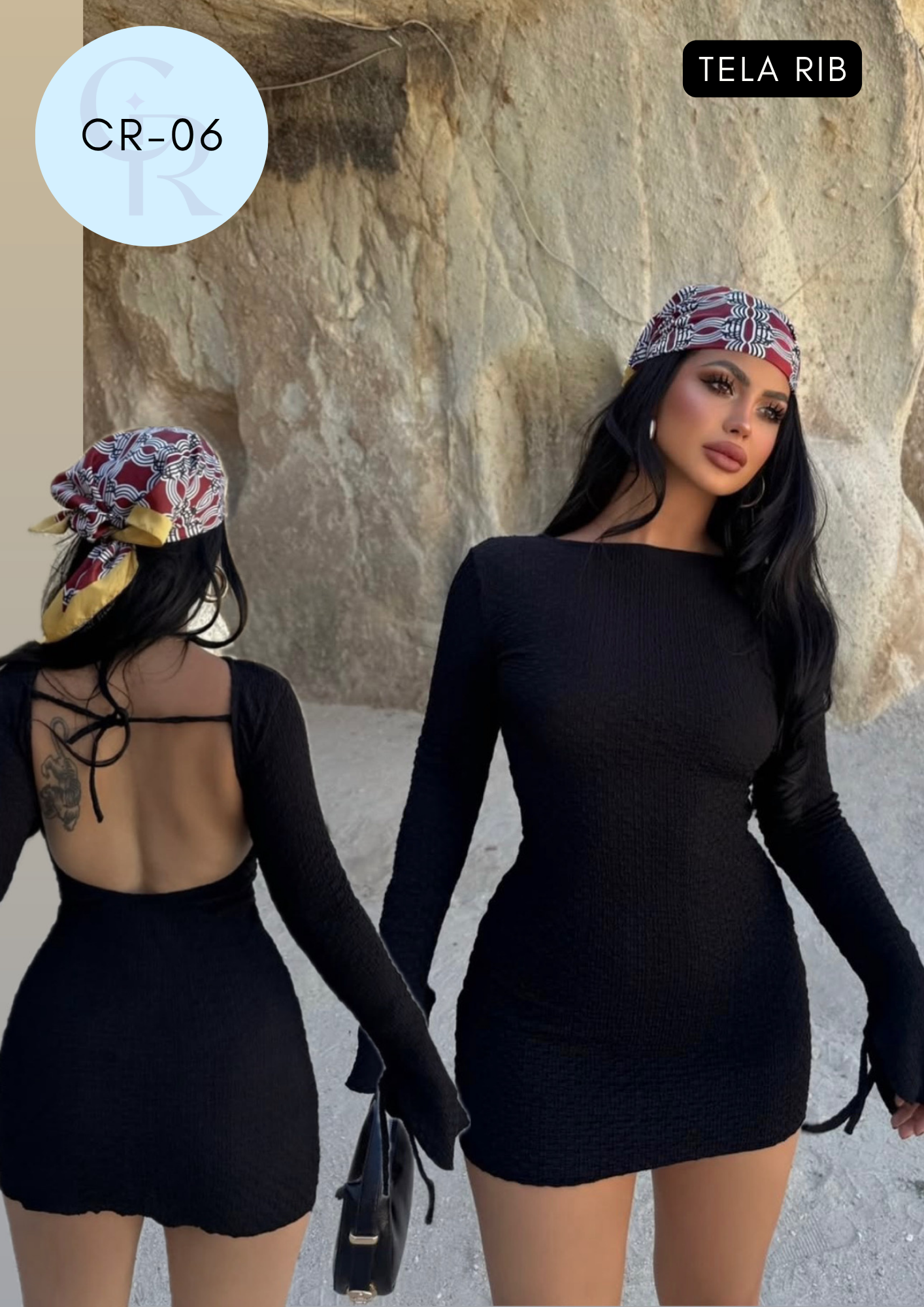 Vestido CR-06 NEGRO