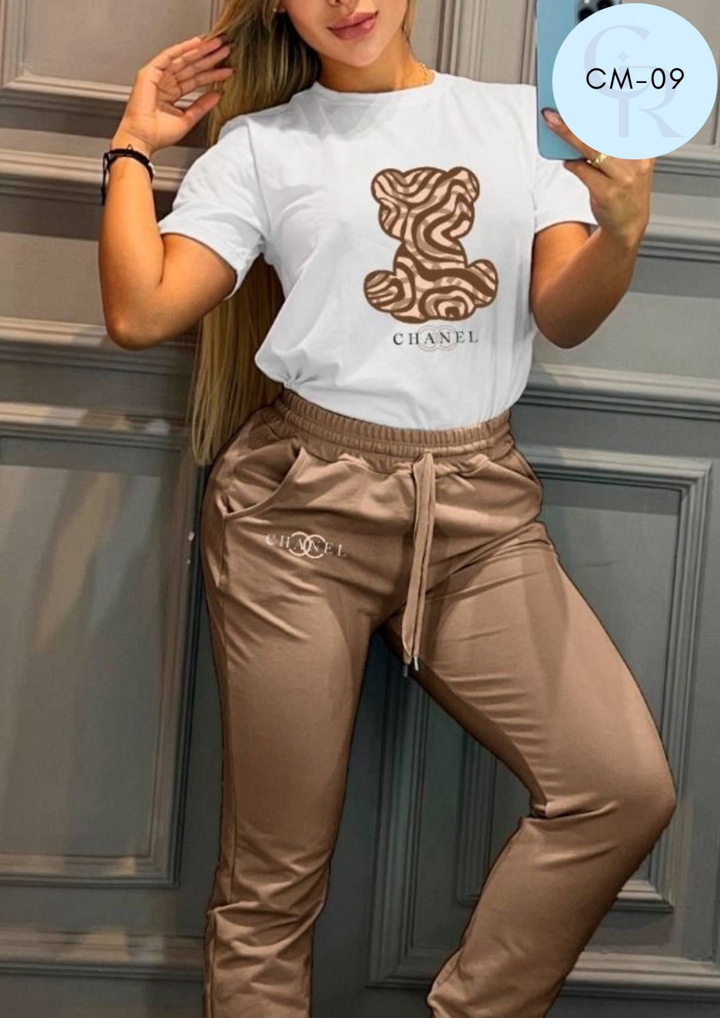 Conjunto CM-09 BLANCO/BEIGE