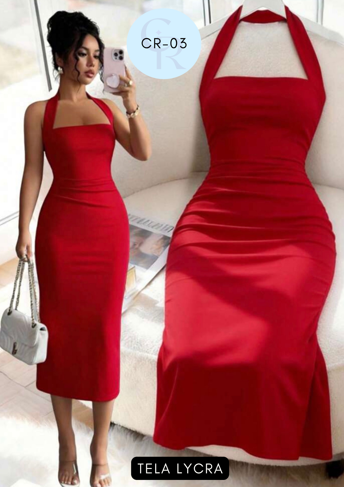 Vestido CR-03 ROJO