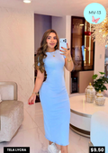 Vestido MV-13 CELESTE