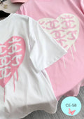 Camiseta CE-58 ROSA/BLANCO