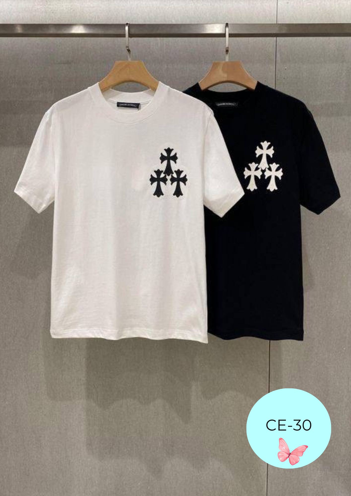 Camiseta CE-30 BLANCO/NEGRO