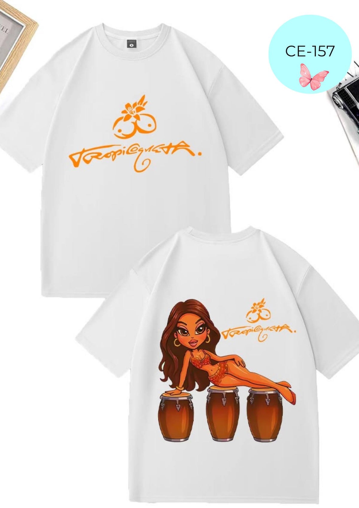 CAMISETA CE-157 BLANCA