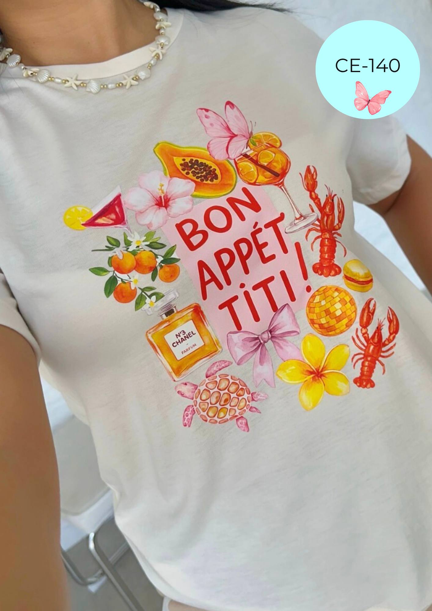 Camiseta  CE-140 BLANCA