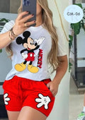 Conjunto CM-06 BLANCO/ROJO
