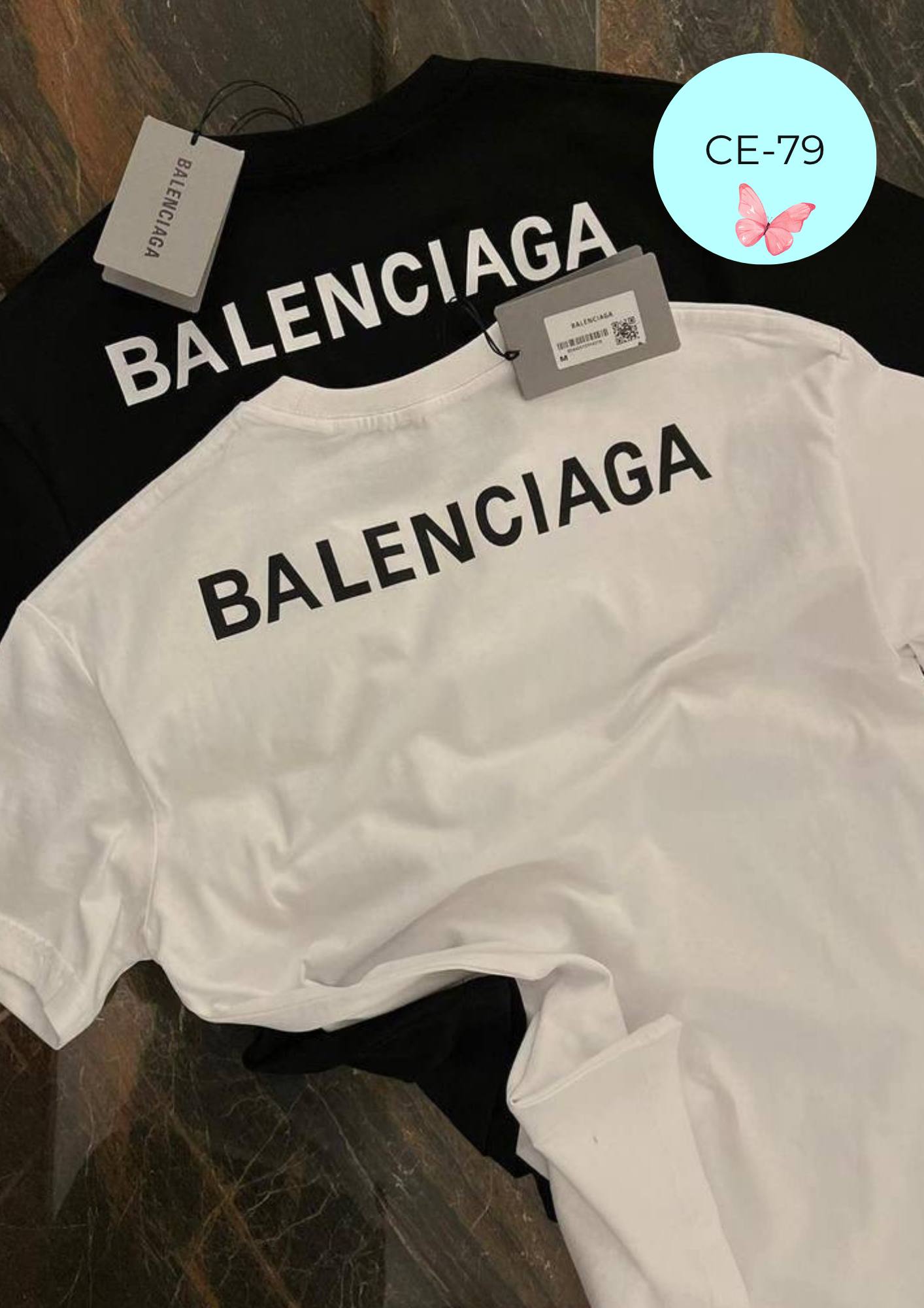 Camiseta CE-79 BLANCO/NEGRO