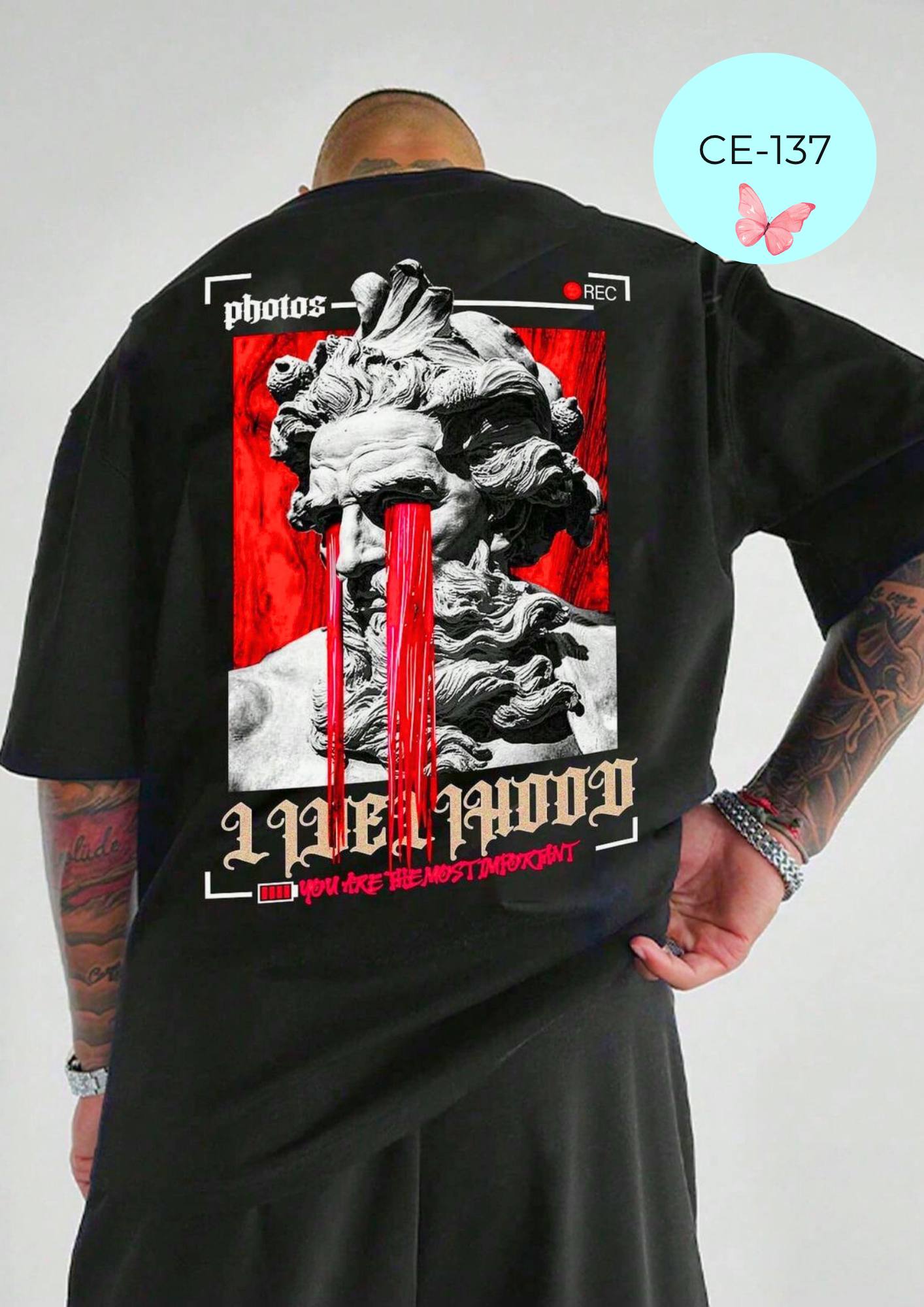 Camiseta CE-137 NEGRA