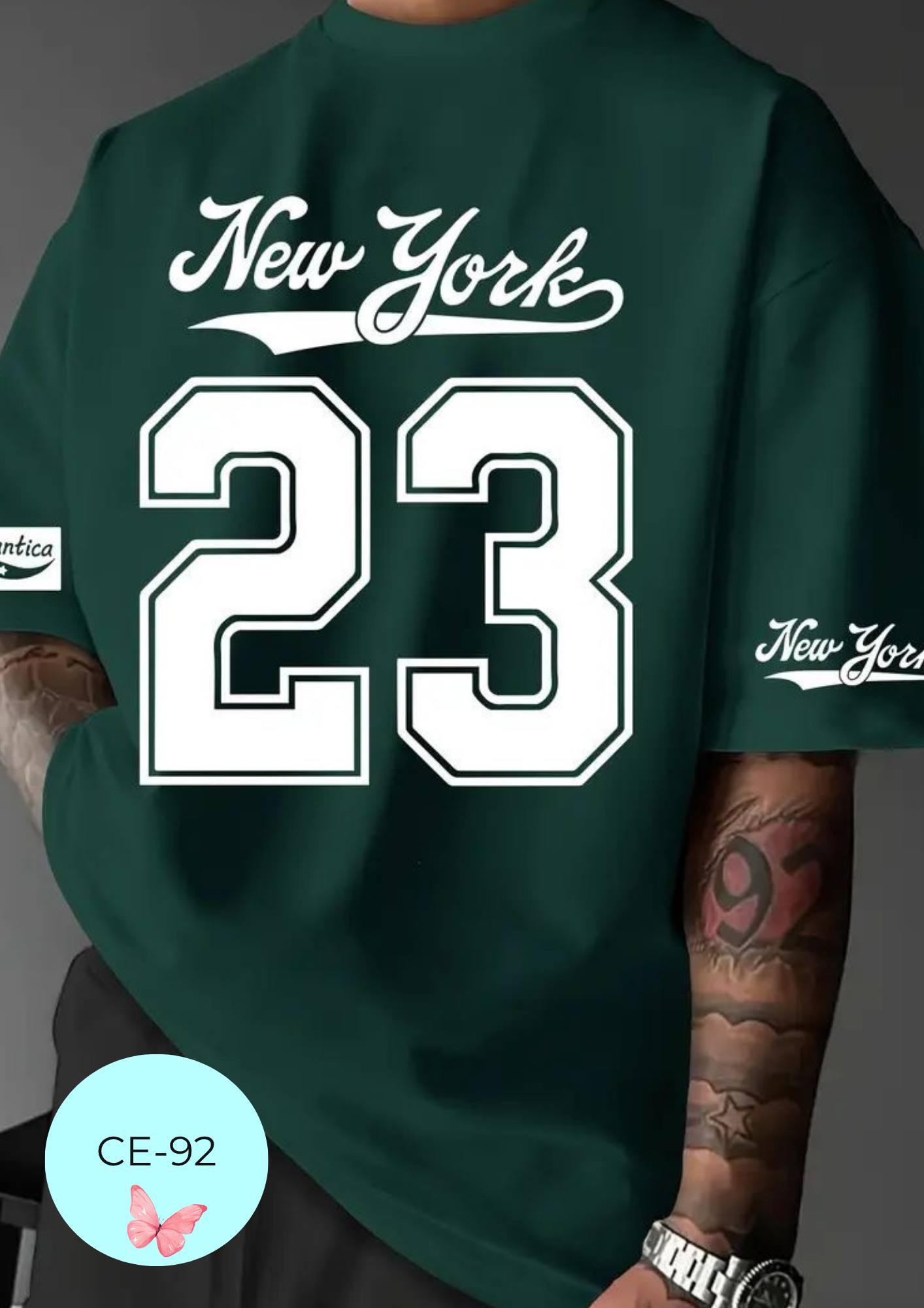 Camiseta CE-92 VERDE BOTELLA