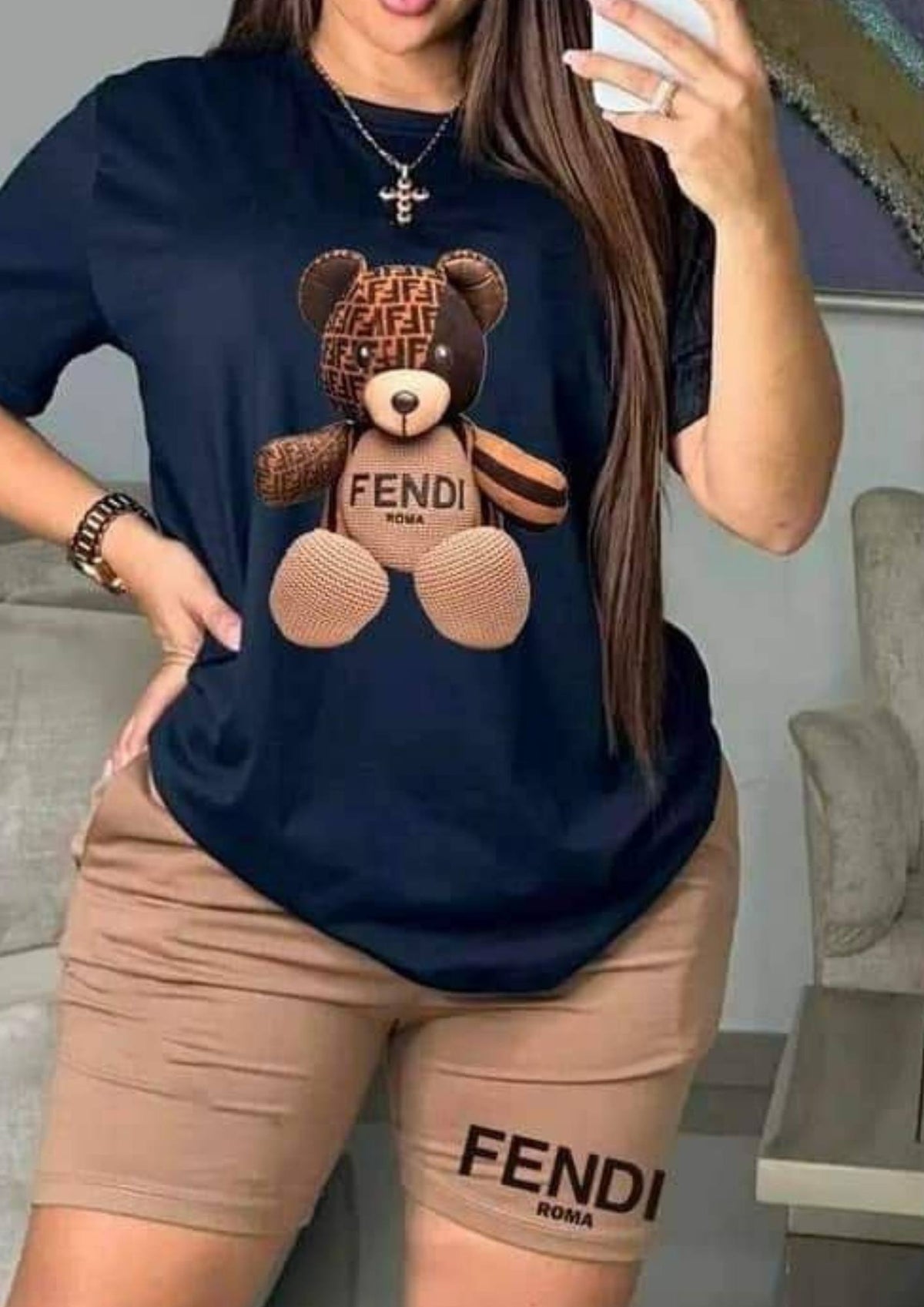 Conjunto CM-20 NEGRO/BEIGE