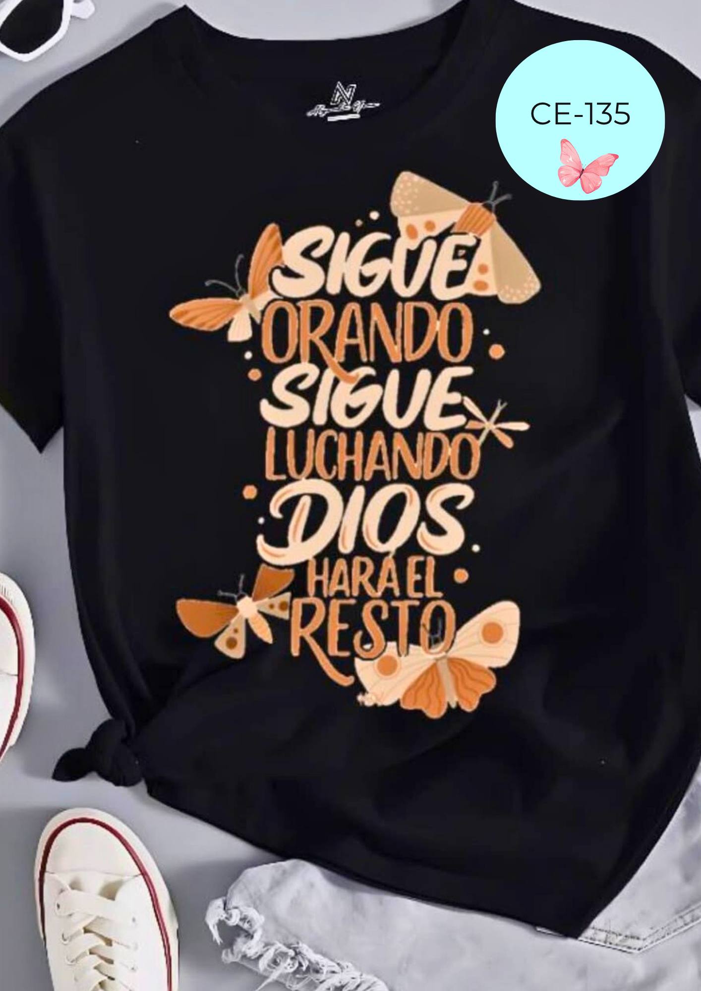 Camiseta CE-135 NEGRA