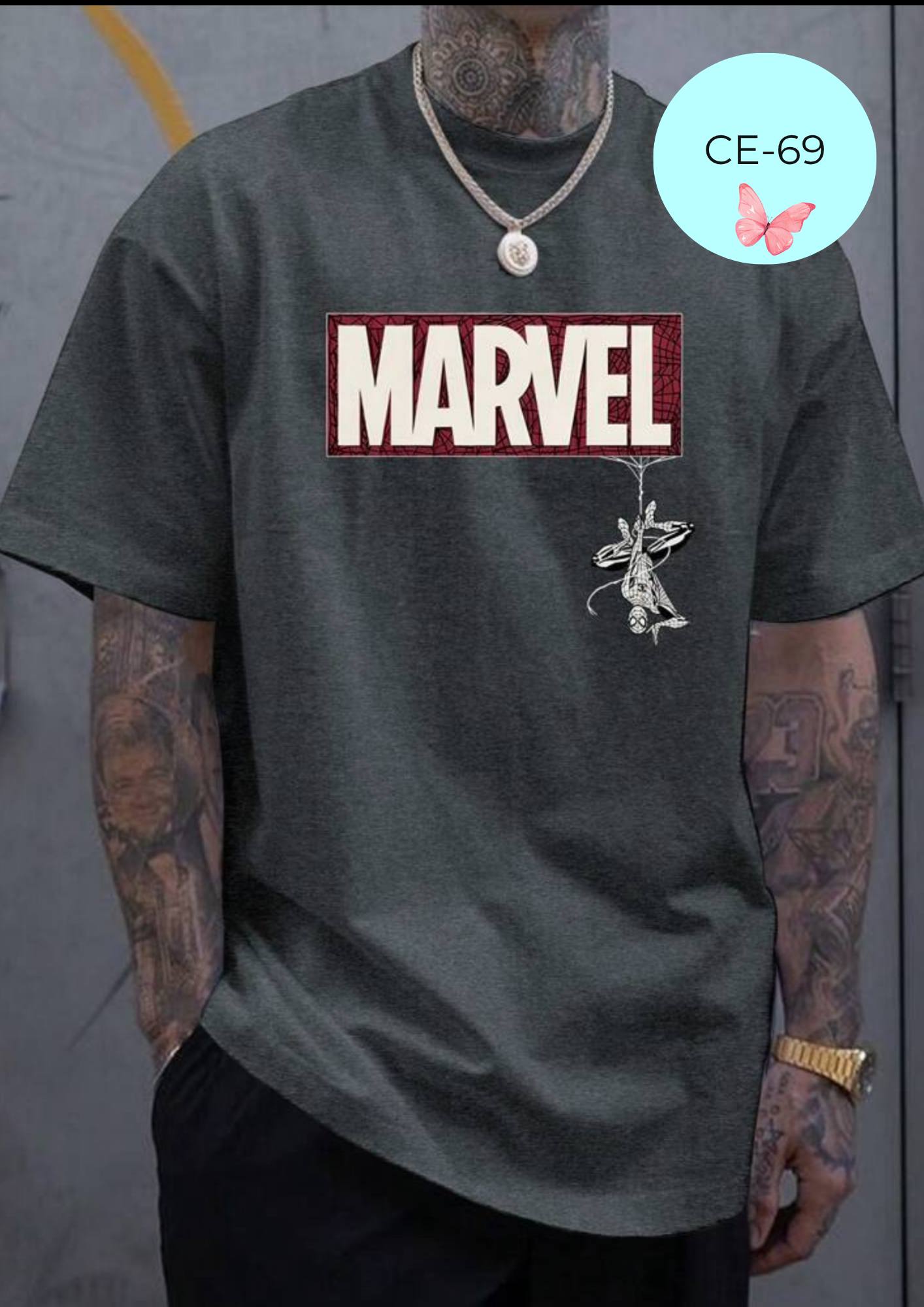 Camiseta CE-69 PLOMO OSCURO