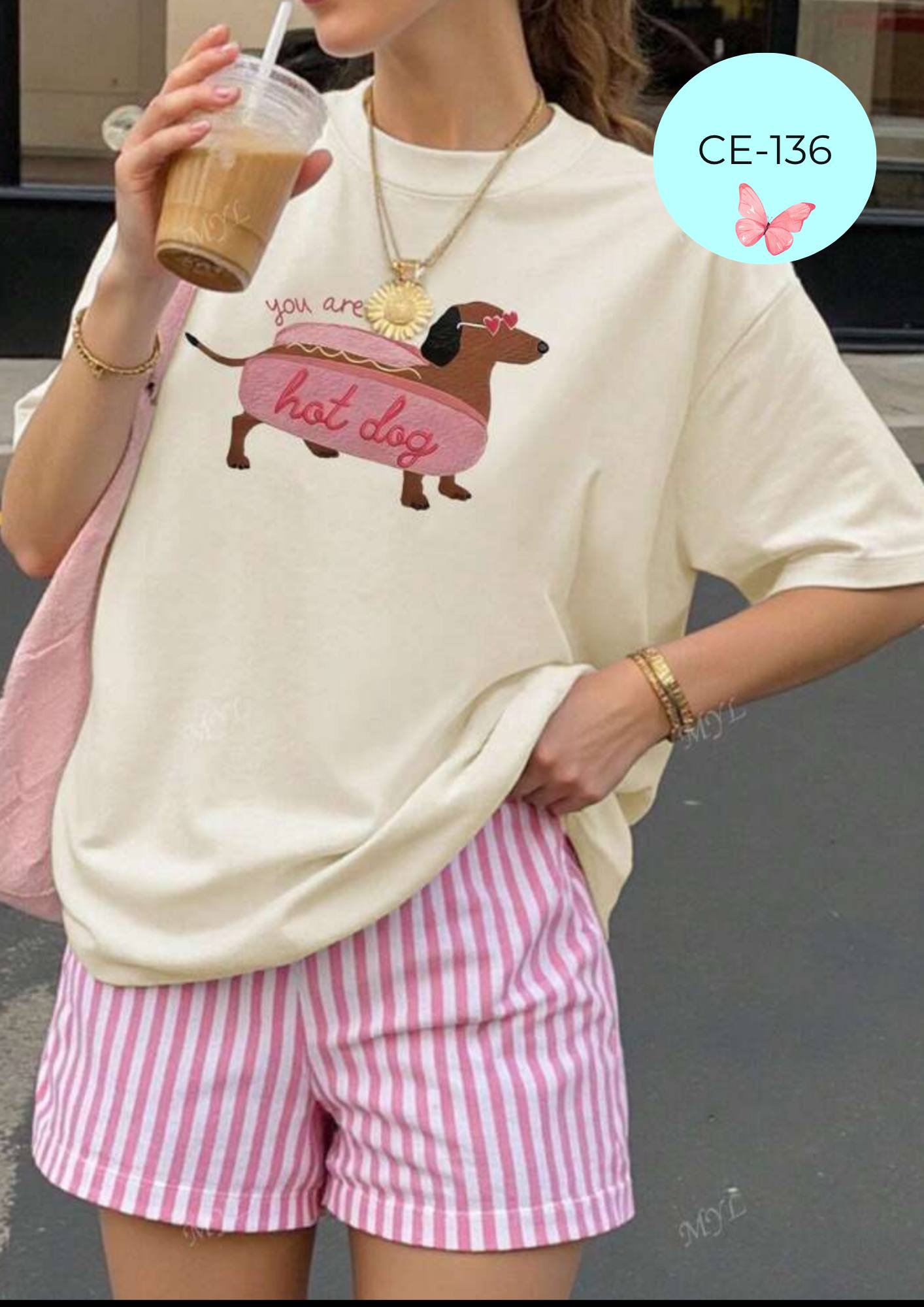 Camiseta CE-136 BEIGE