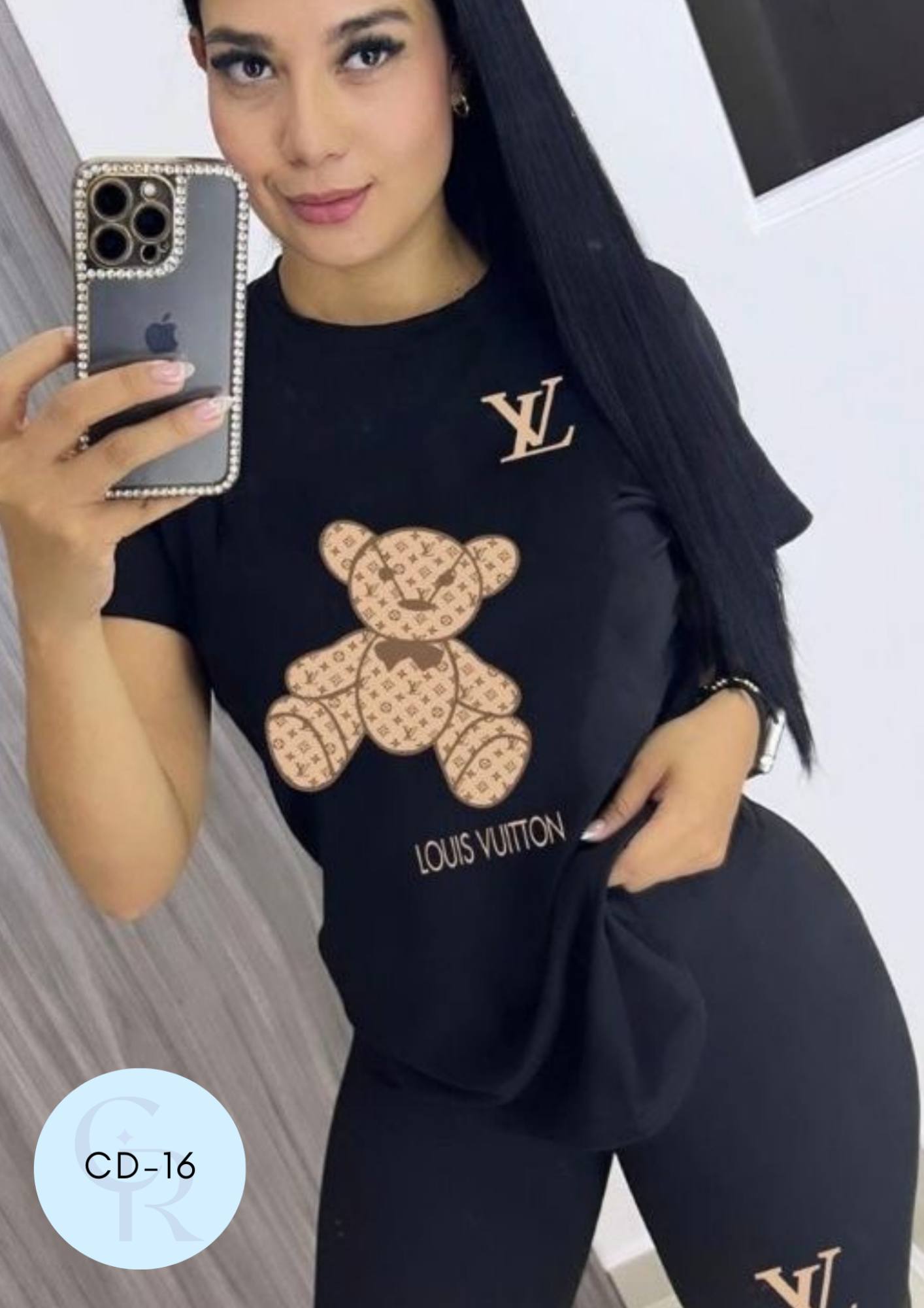 Conjunto CD-16 NEGRO
