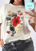 Camiseta CE-47 BEIGE