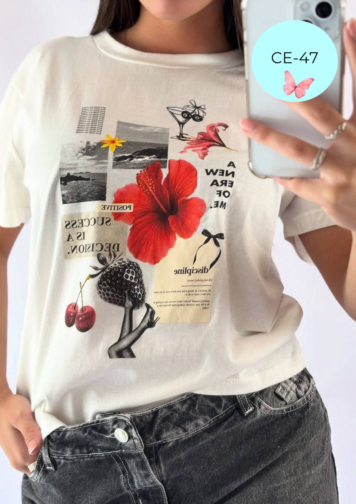 Camiseta CE-47 BEIGE