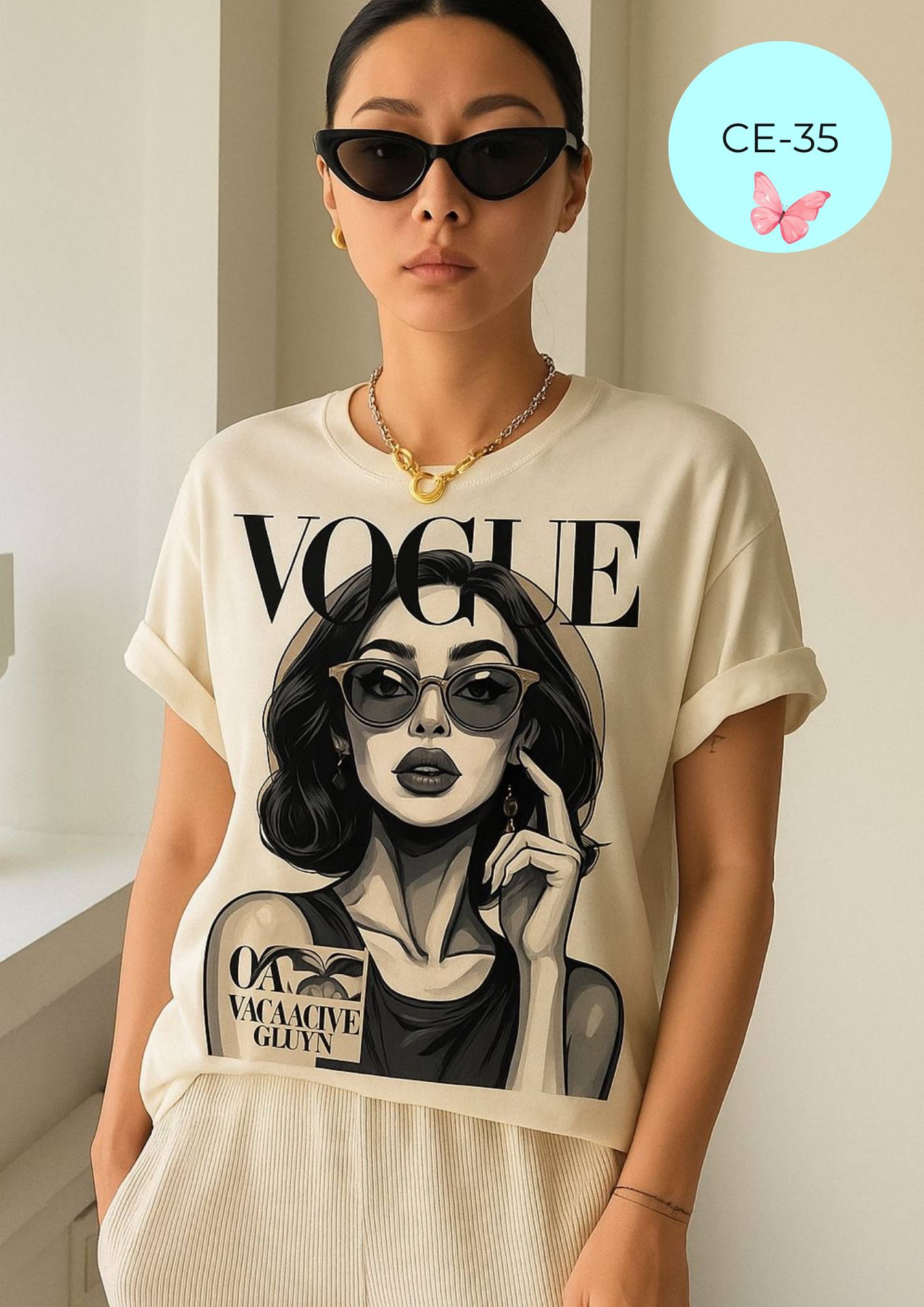 Camiseta CE-35 BEIGE