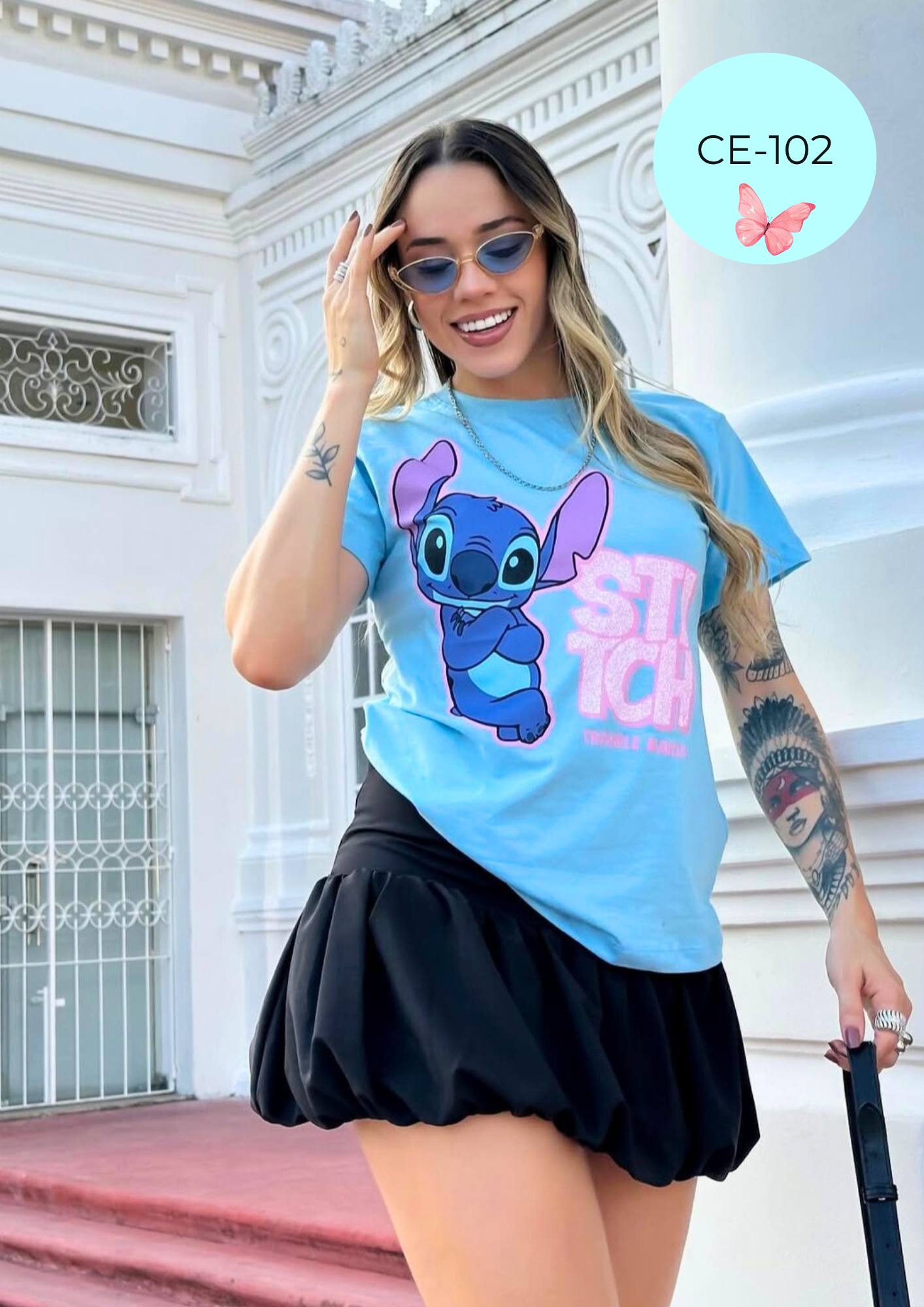 Camiseta CE-102 CELESTE
